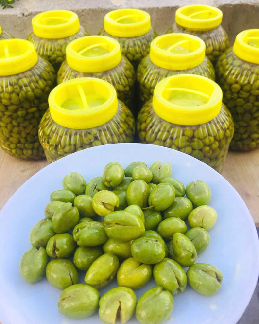Yeşil Kırma Zeytin 1 KG